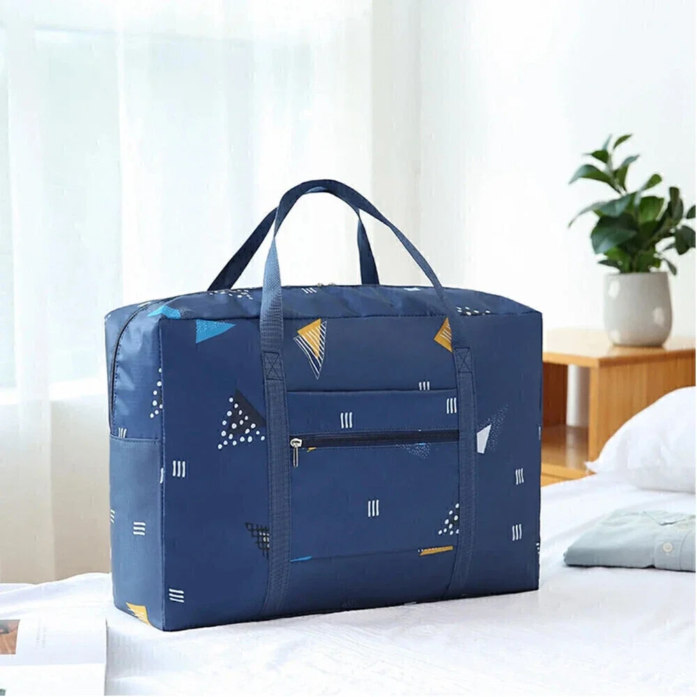 Triangle Pattern Foldable Travel Bag - Picture 1 of 5